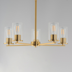 Lateral 5-Light Chandelier