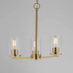Lateral 3-Light Chandelier