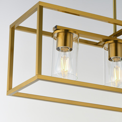 Lateral 4-Light Linear Pendant