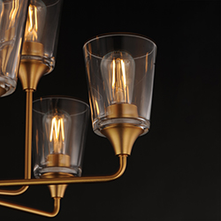 Hudson 9-Light Two-Tier Chandelier