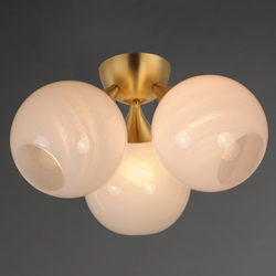 Neve 3-Light Semi Flush