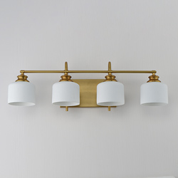 Bisque 4-Light Bath Vanity