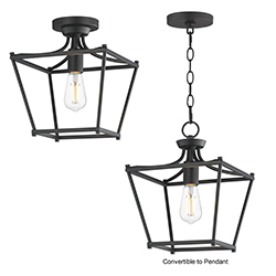 Clifton Single Pendant / Semi-Flush