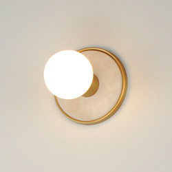 Hollywood Stone 1-Light Sconce w/ LED Bulb