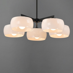 Glazed 5-Light Chandelier