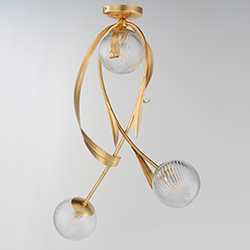 Firenze 3-Light Flush Mount