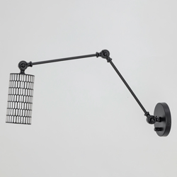 Shaka 1-Light Swing Arm Wall Sconce