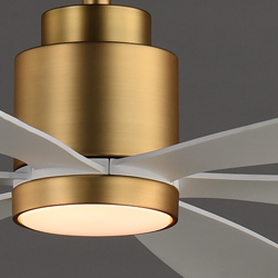 Petals 60" 6-Blade Fan w LED