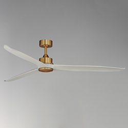 Woodwind 72" Solid Wood Blade Fan w LED