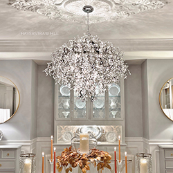 Comet 35" Crystal Pendant