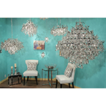 Comet 35" Crystal Pendant