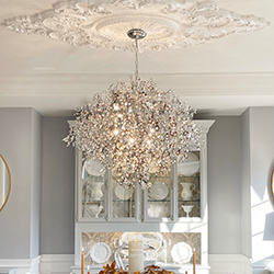 Comet 50" Crystal Pendant
